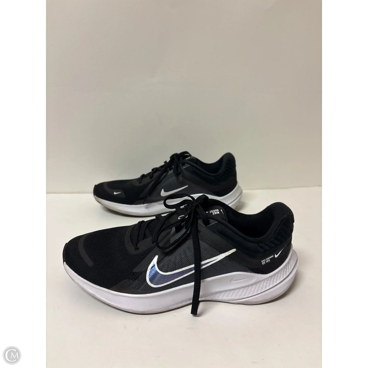 Shoes Athletic By Nike In Black & White, Size: 8