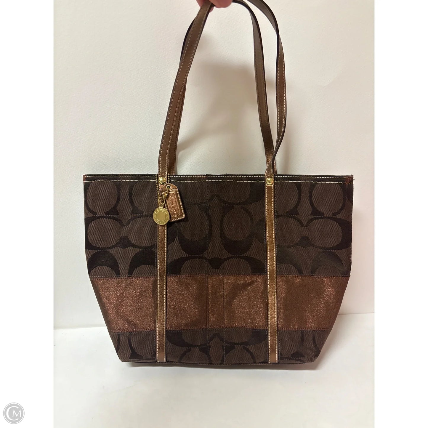 Handbag Designer By Coach, Size: Medium