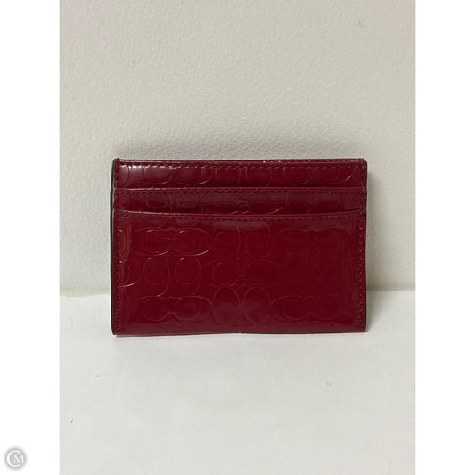 Wallet Designer By Coach, Size: Small