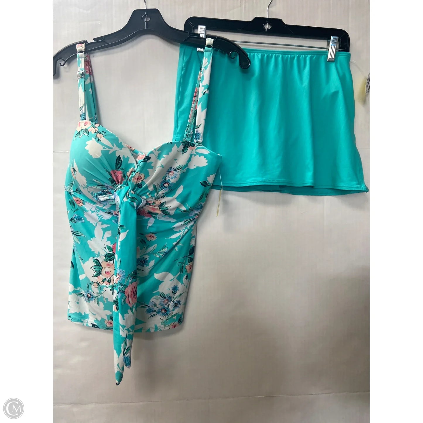 Swimsuit 2pc By Clothes Mentor In Teal, Size: M