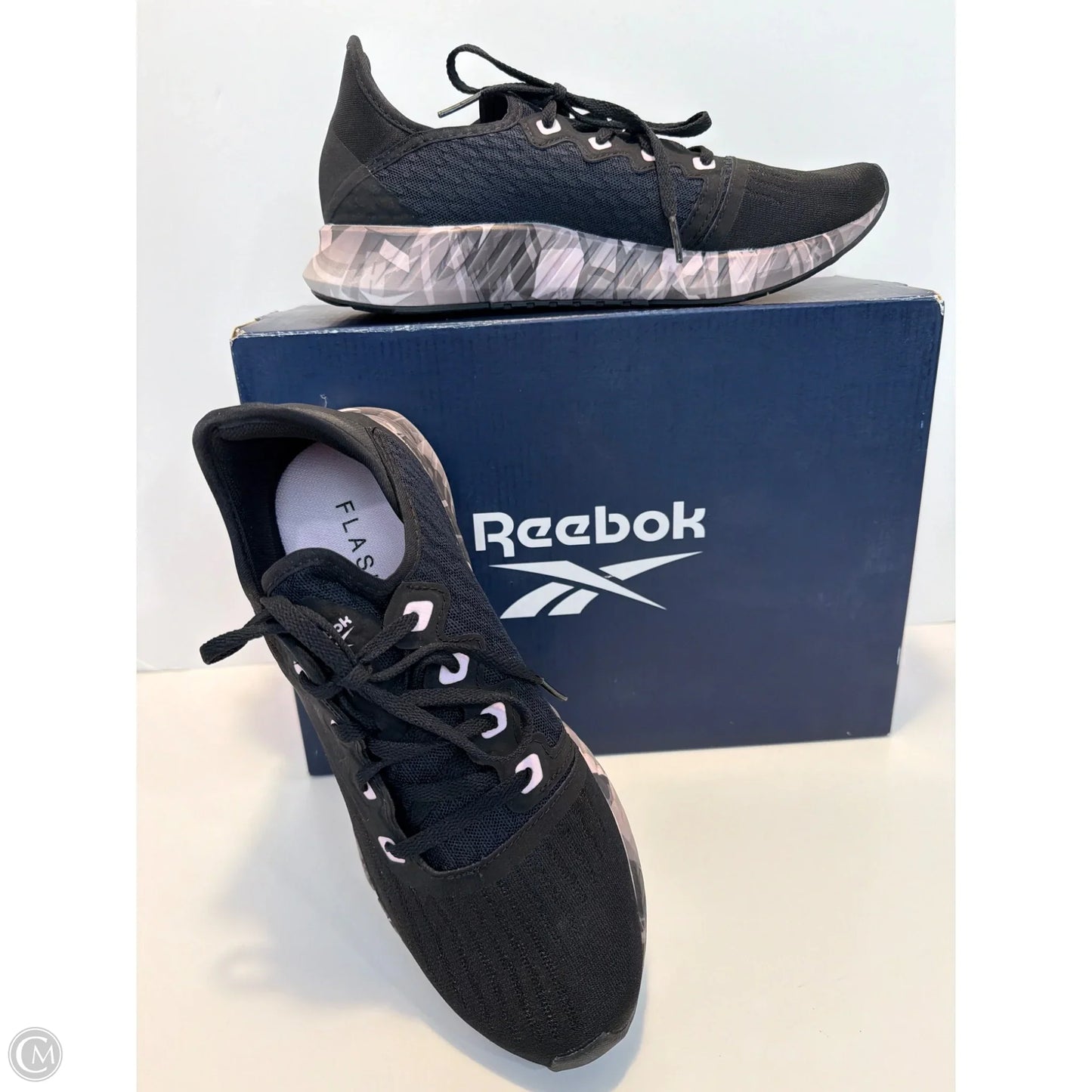 Shoes Athletic By Reebok In Black, Size: 8