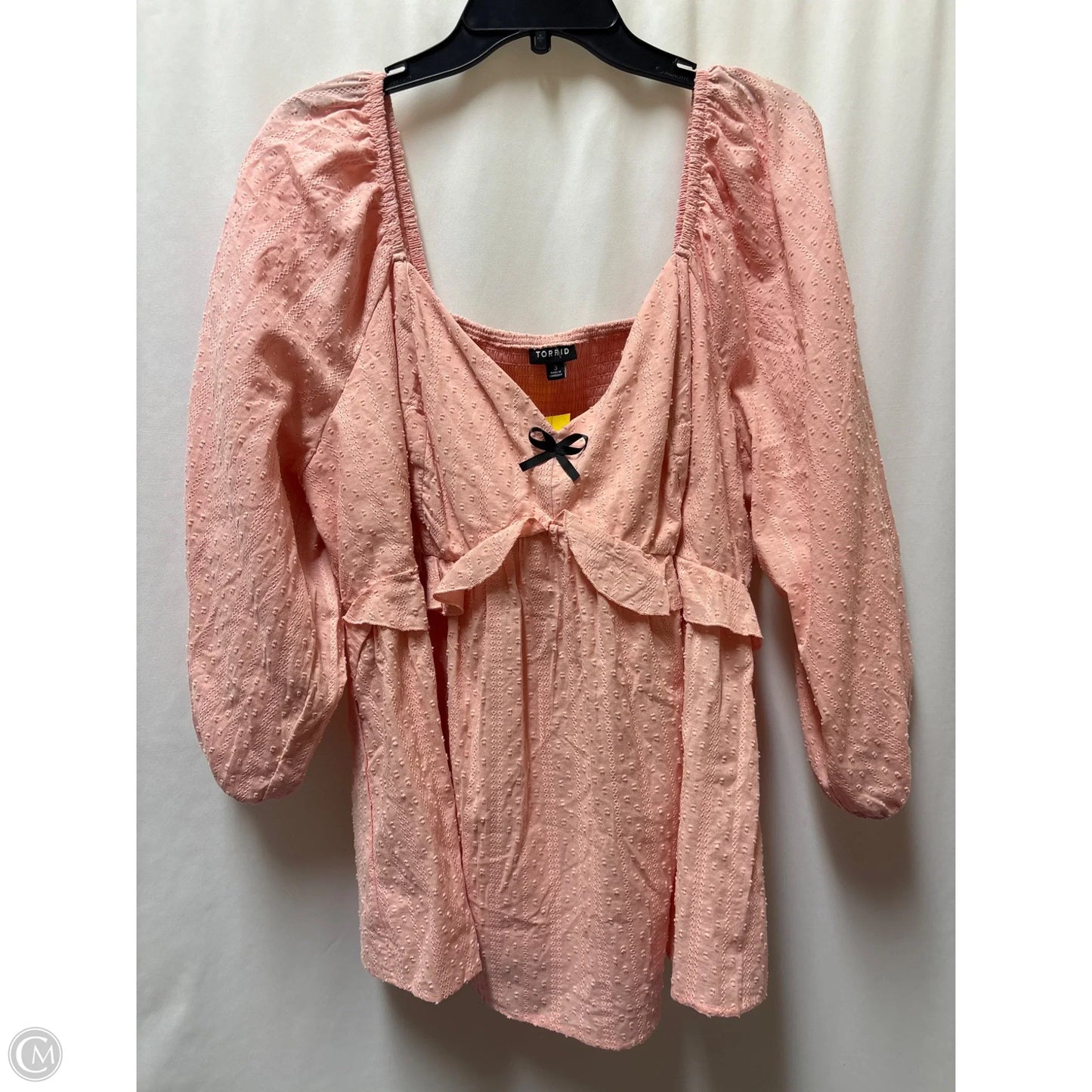 Top Long Sleeve By Torrid In Pink, Size: 3x