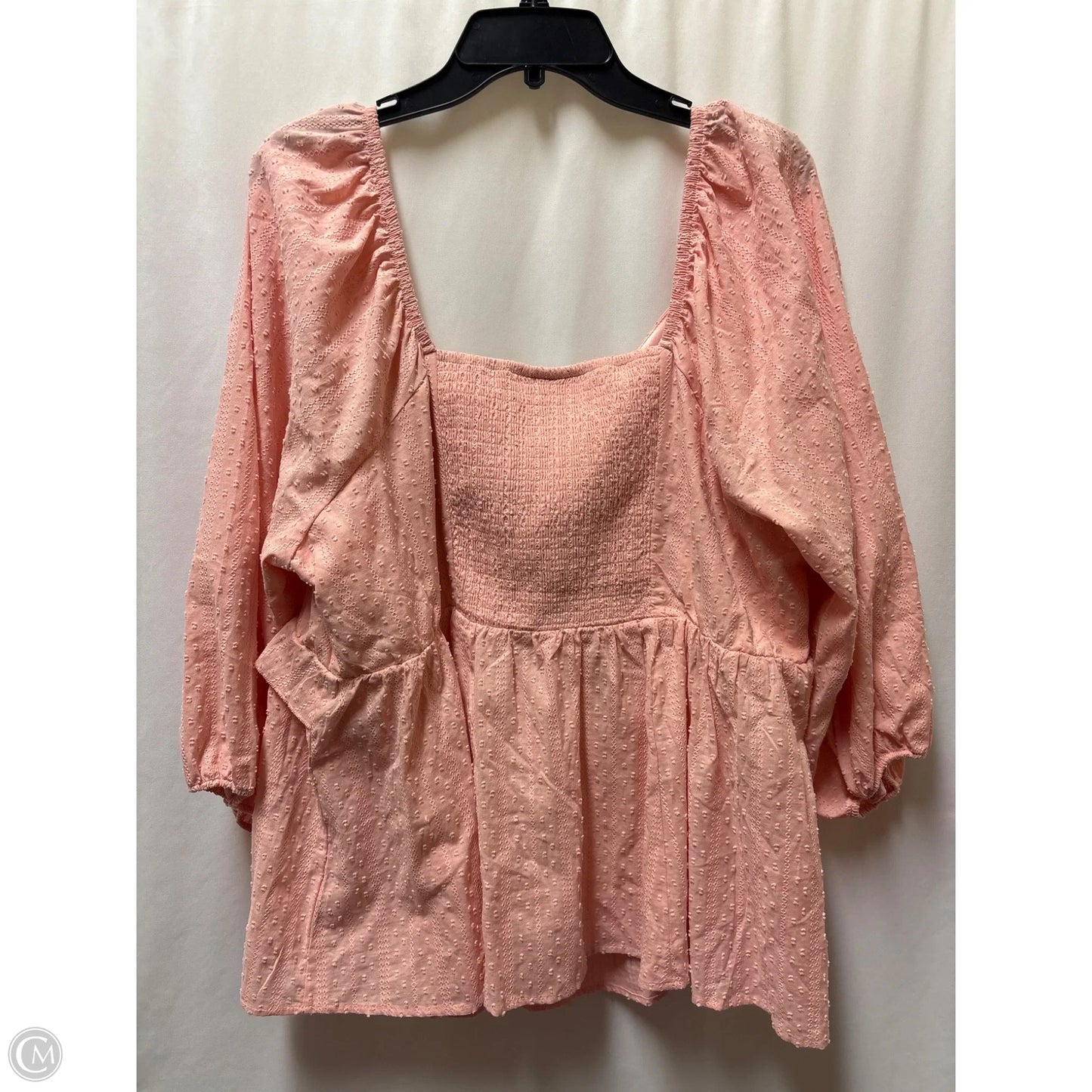 Top Long Sleeve By Torrid In Pink, Size: 3x
