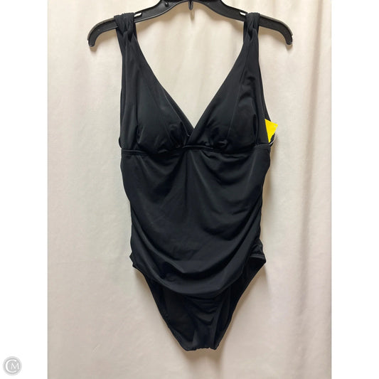 Swimsuit By Time And Tru In Black, Size: Xl