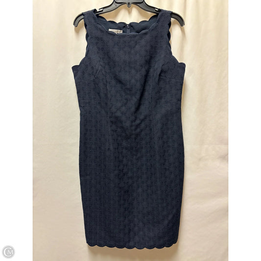 Dress Casual Midi By Talbots In Navy, Size: M