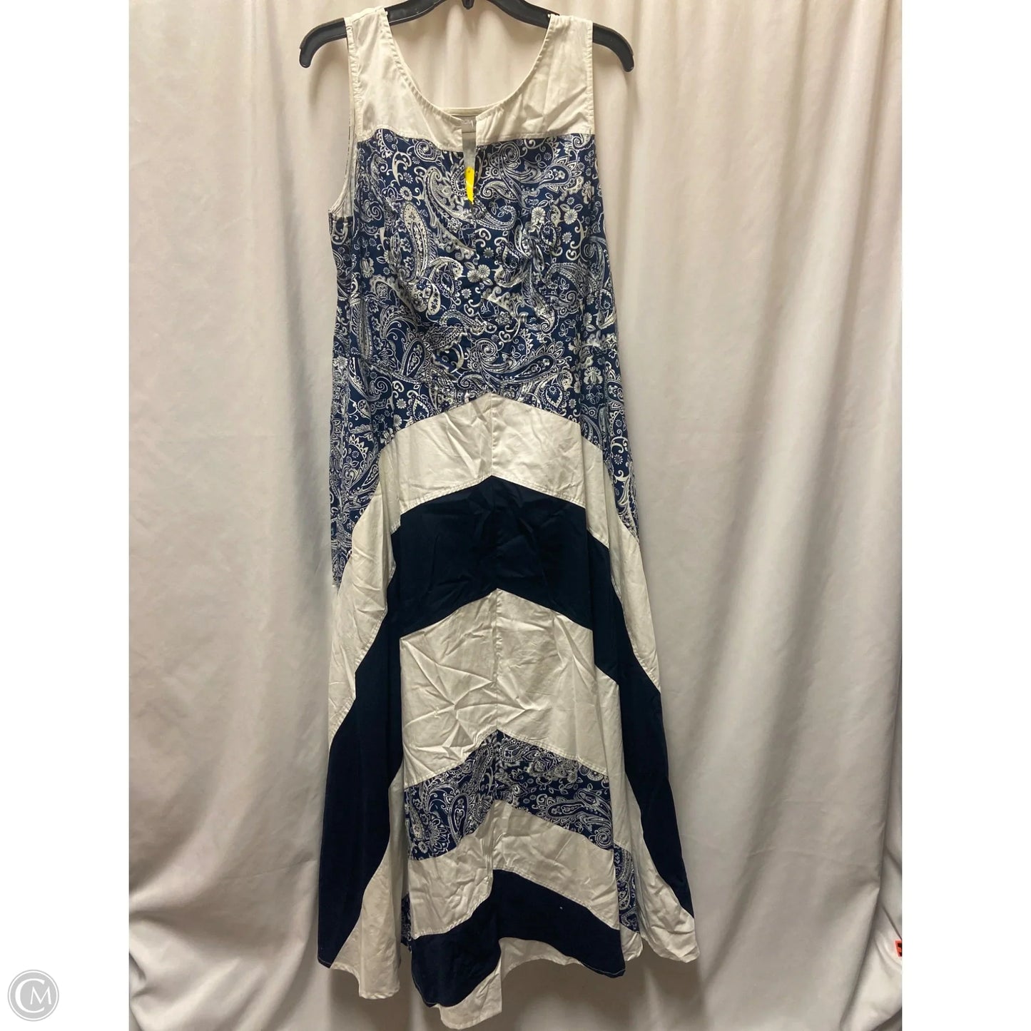 Dress Casual Maxi By Eshakti In Navy, Size: 2x