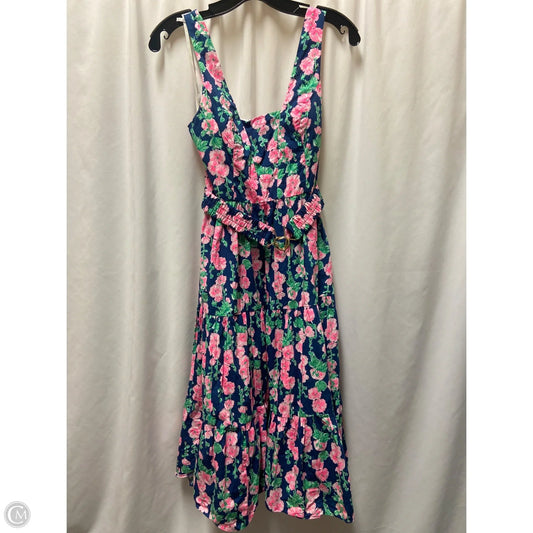 Dress Designer By Lilly Pulitzer In Blue & Pink, Size: 0