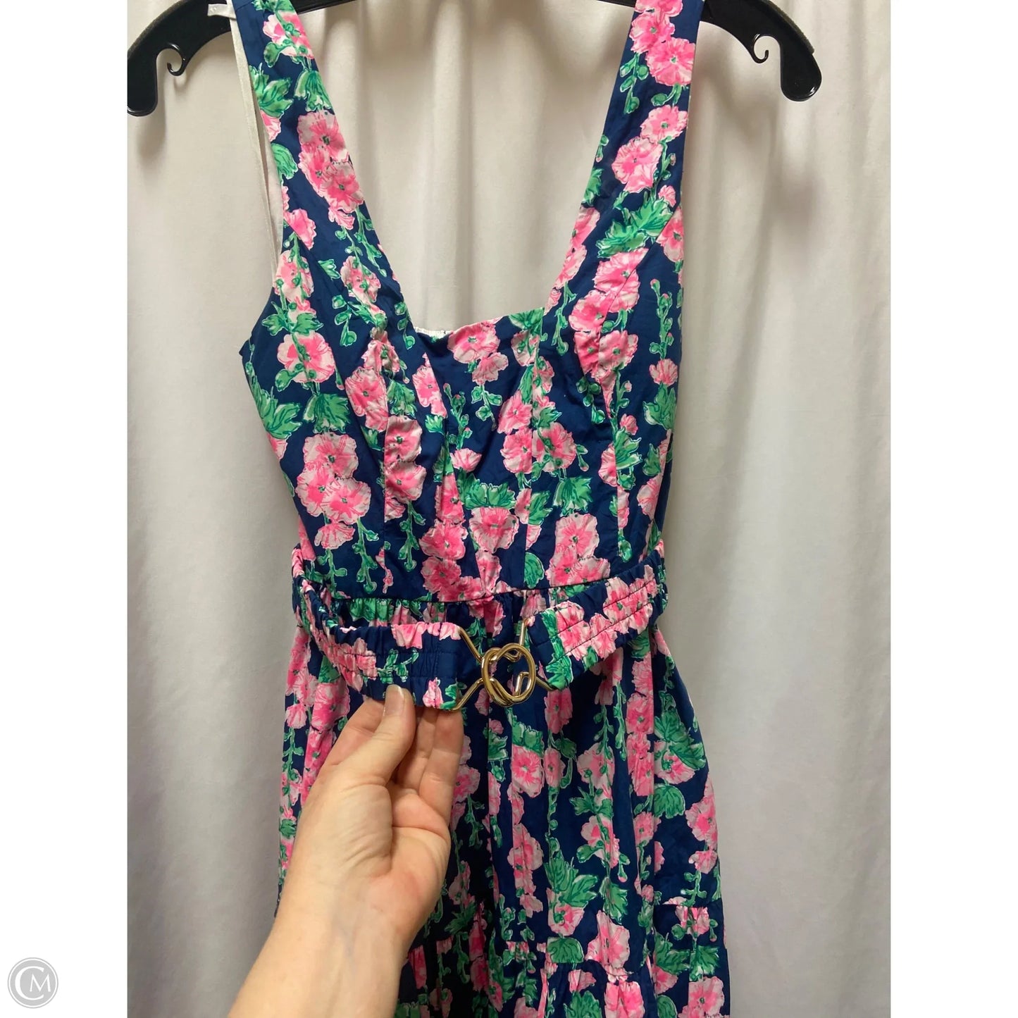 Dress Designer By Lilly Pulitzer In Blue & Pink, Size: 0