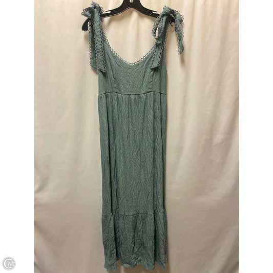 Dress Casual Maxi By Mine In Green, Size: L