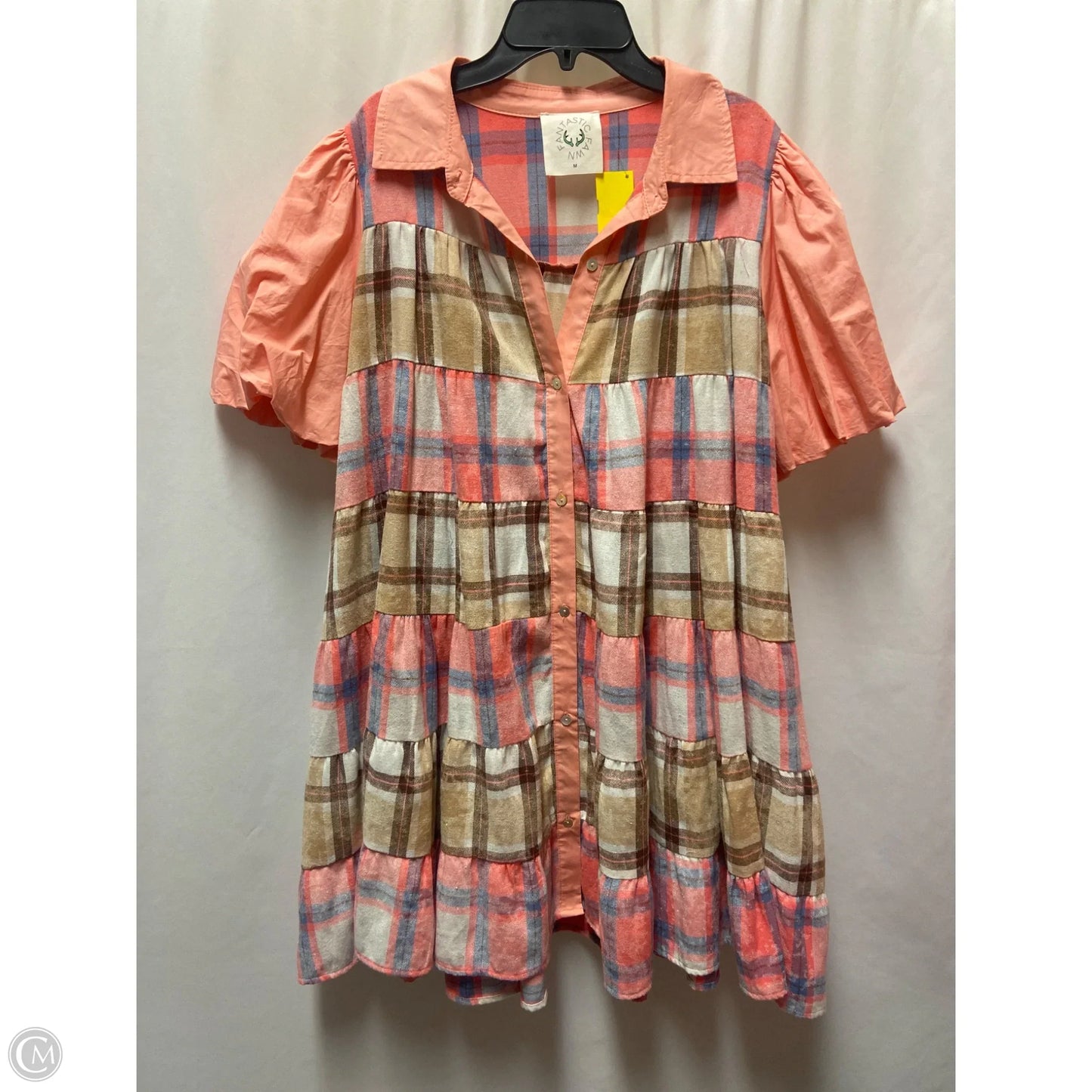 Dress Casual Midi By Fantastic Fawn In Pink, Size: M