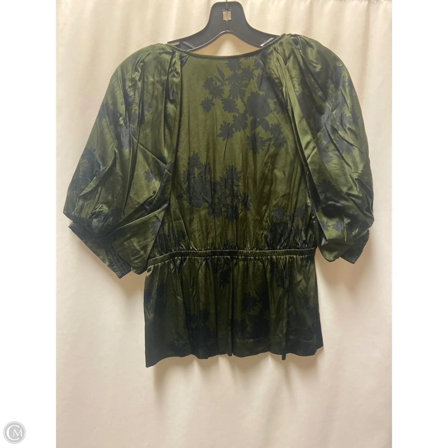 Top Short Sleeve By Madewell In Green, Size: M