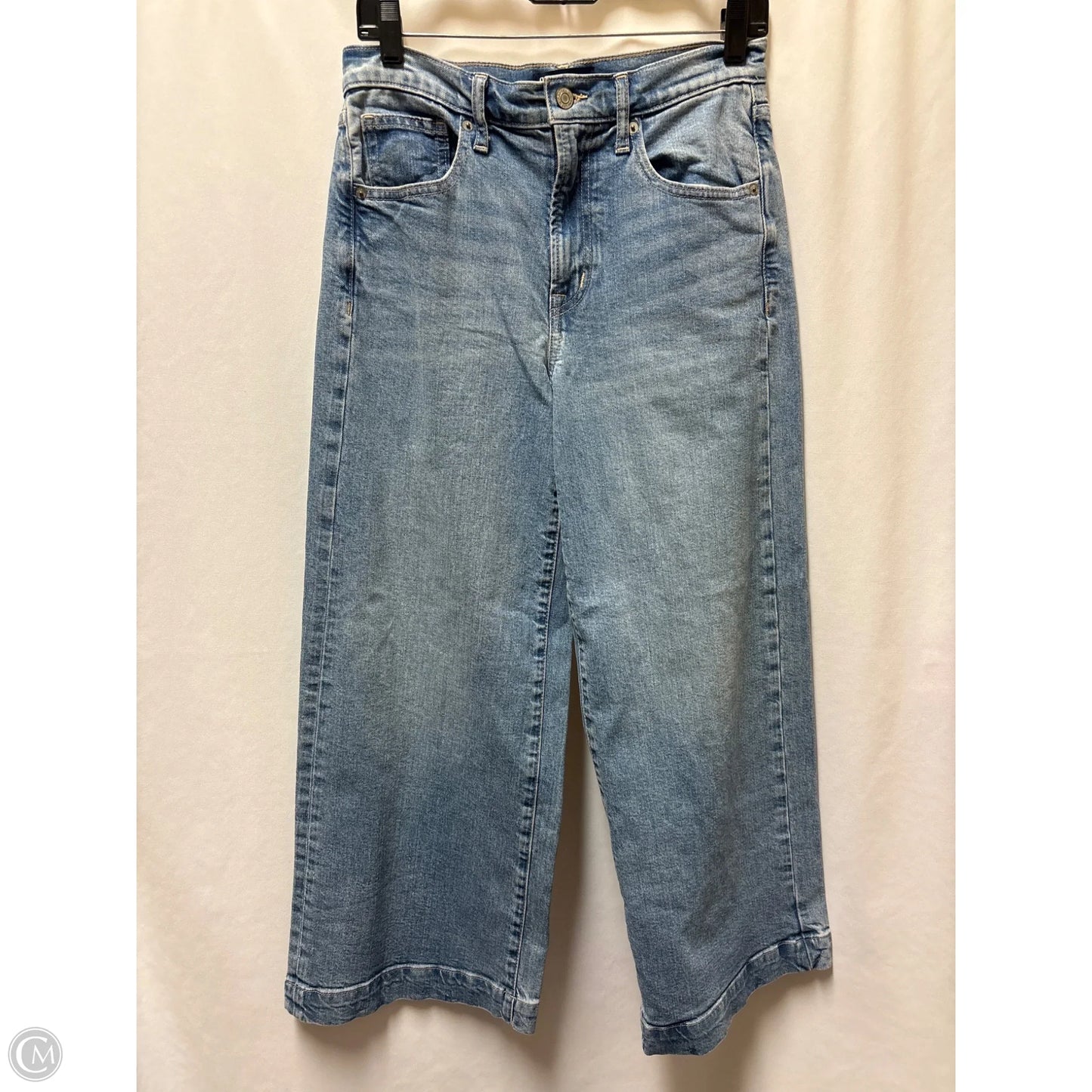 Jeans Straight By Gap In Blue Denim, Size: 6