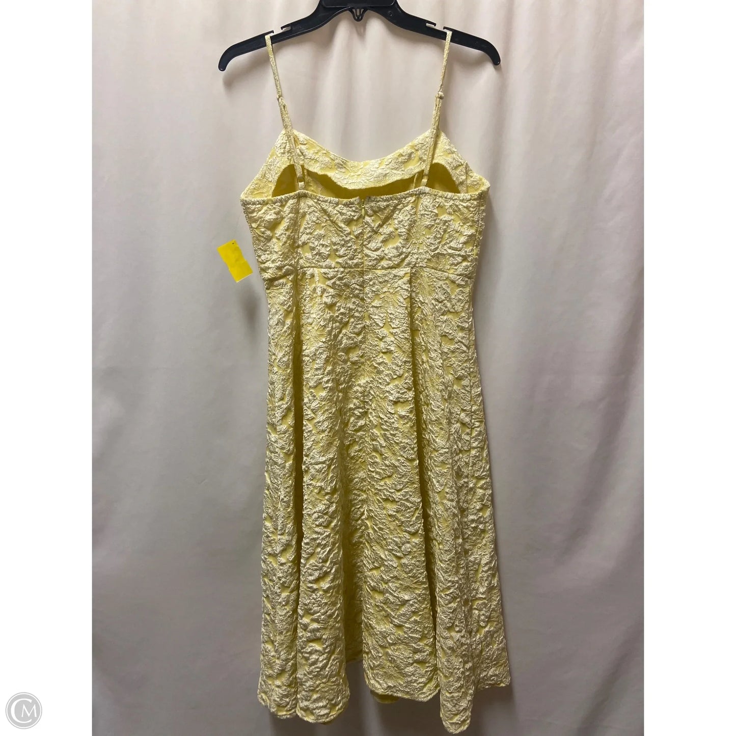 Dress Casual Midi By Clothes Mentor In Yellow, Size: L