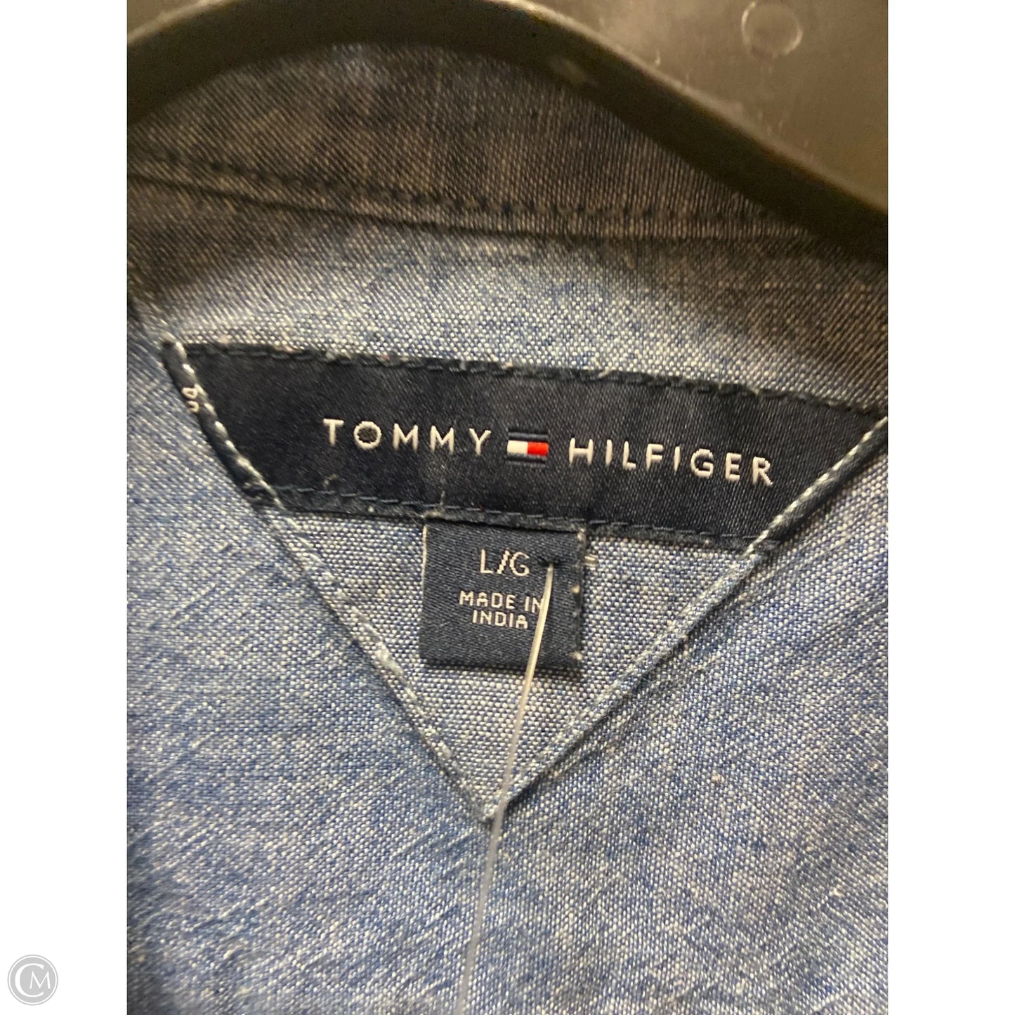 Top Sleeveless By Tommy Hilfiger In Blue, Size: L