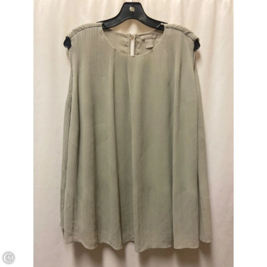 Top Sleeveless By H&m In Taupe, Size: L