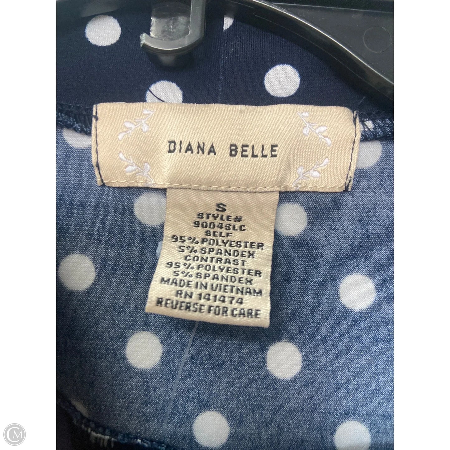 Top Sleeveless By Clothes Mentor In Navy, Size: S