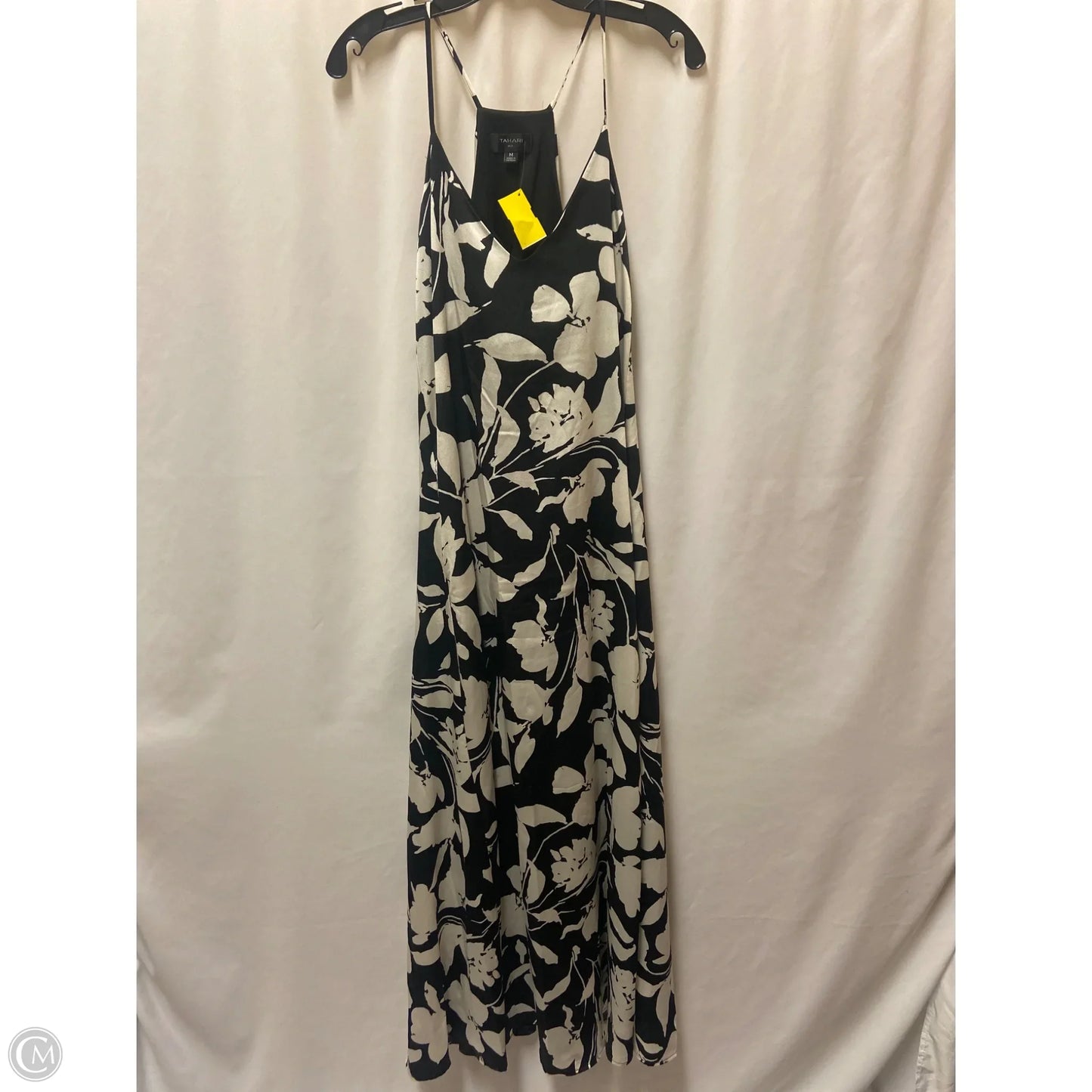 Dress Casual Maxi By Tahari In Black & White, Size: M