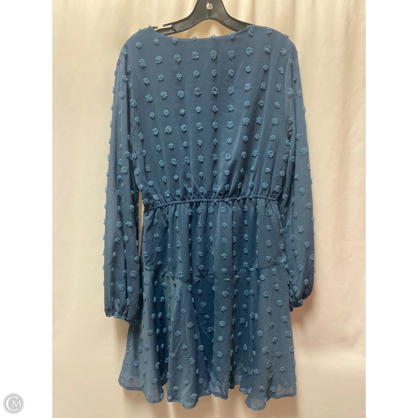 Dress Casual Midi By Kirundo In Blue, Size: L
