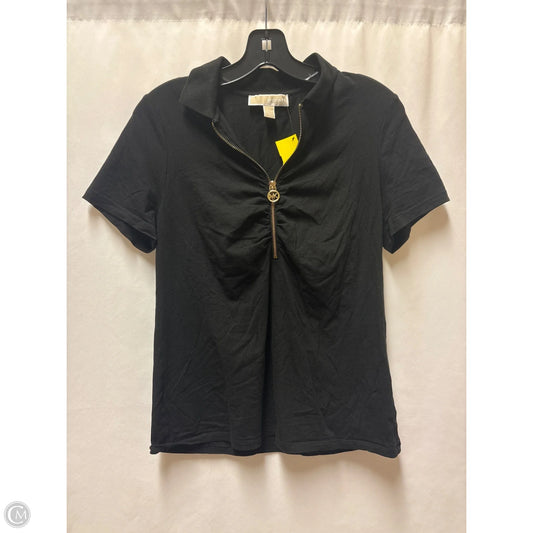 Top Short Sleeve By Michael By Michael Kors In Black, Size: M