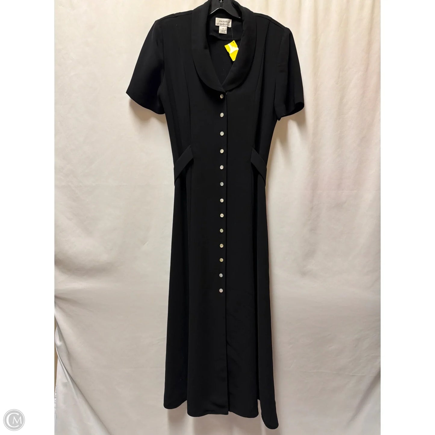 Dress Casual Maxi By David Warren In Black, Size: L