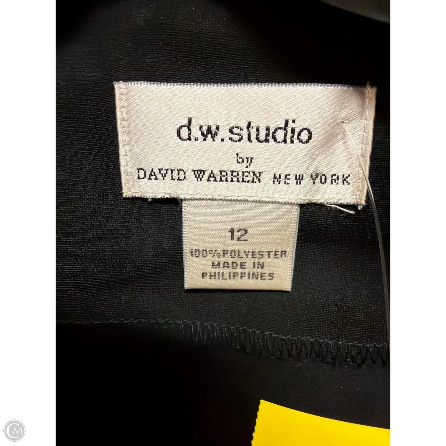 Dress Casual Maxi By David Warren In Black, Size: L