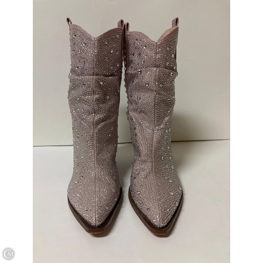 Boots Western By Jessica Simpson In Pink, Size: 9.5