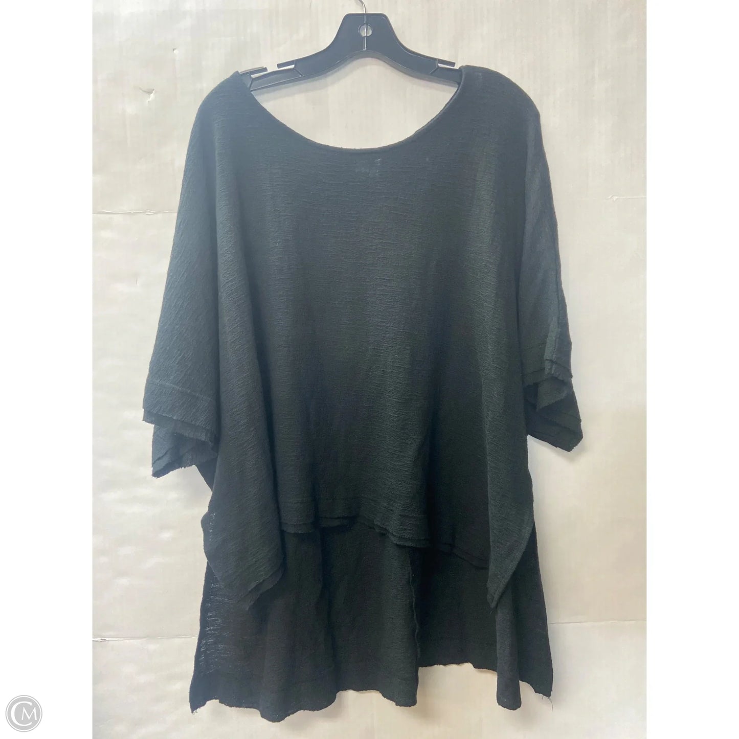 Top Short Sleeve By Umgee In Black, Size: M
