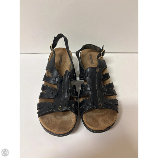 Shoes Heels Block By Clarks In Black, Size: 9