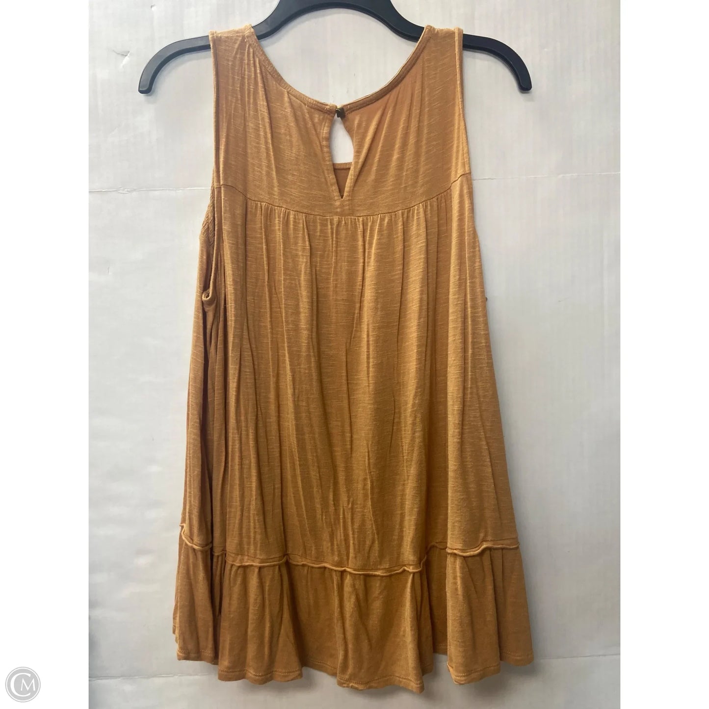 Top Sleeveless By Knox Rose In Brown, Size: L