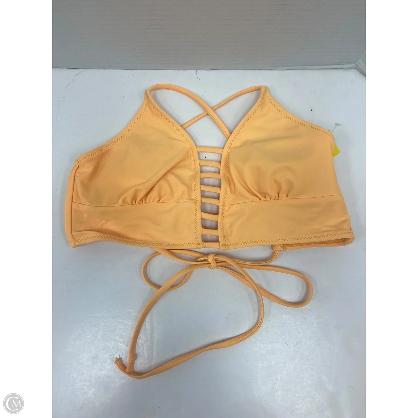 Swimsuit Top By Clothes Mentor In Yellow, Size: M