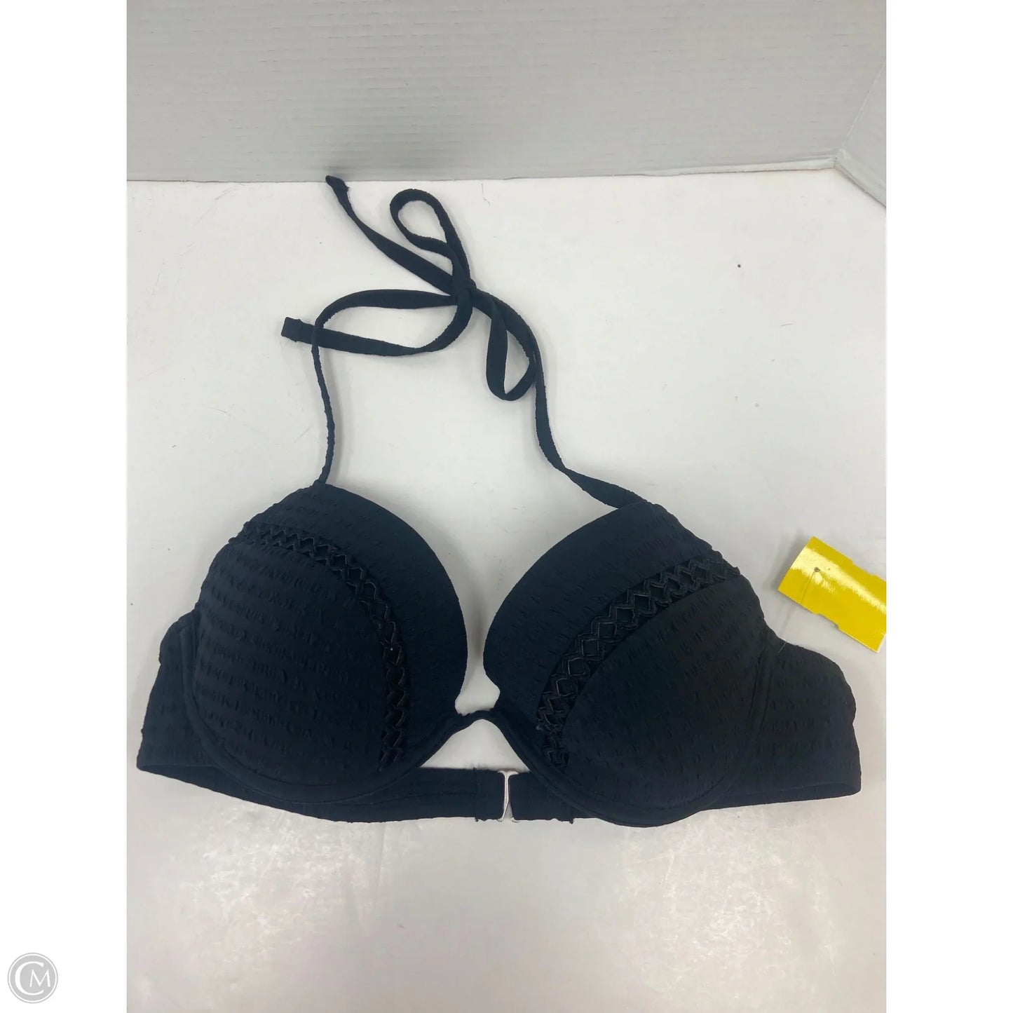 Swimsuit Top By Time And Tru In Black, Size: M