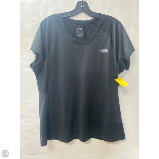 Athletic Top Short Sleeve By The North Face In Black, Size: Xl