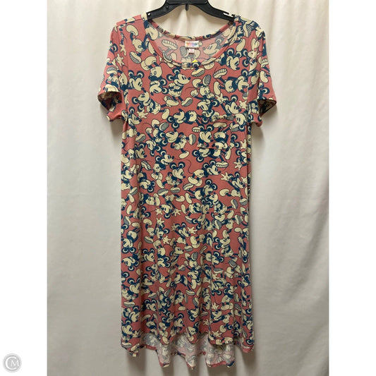 Dress Casual Midi By Lularoe In Pink, Size: M