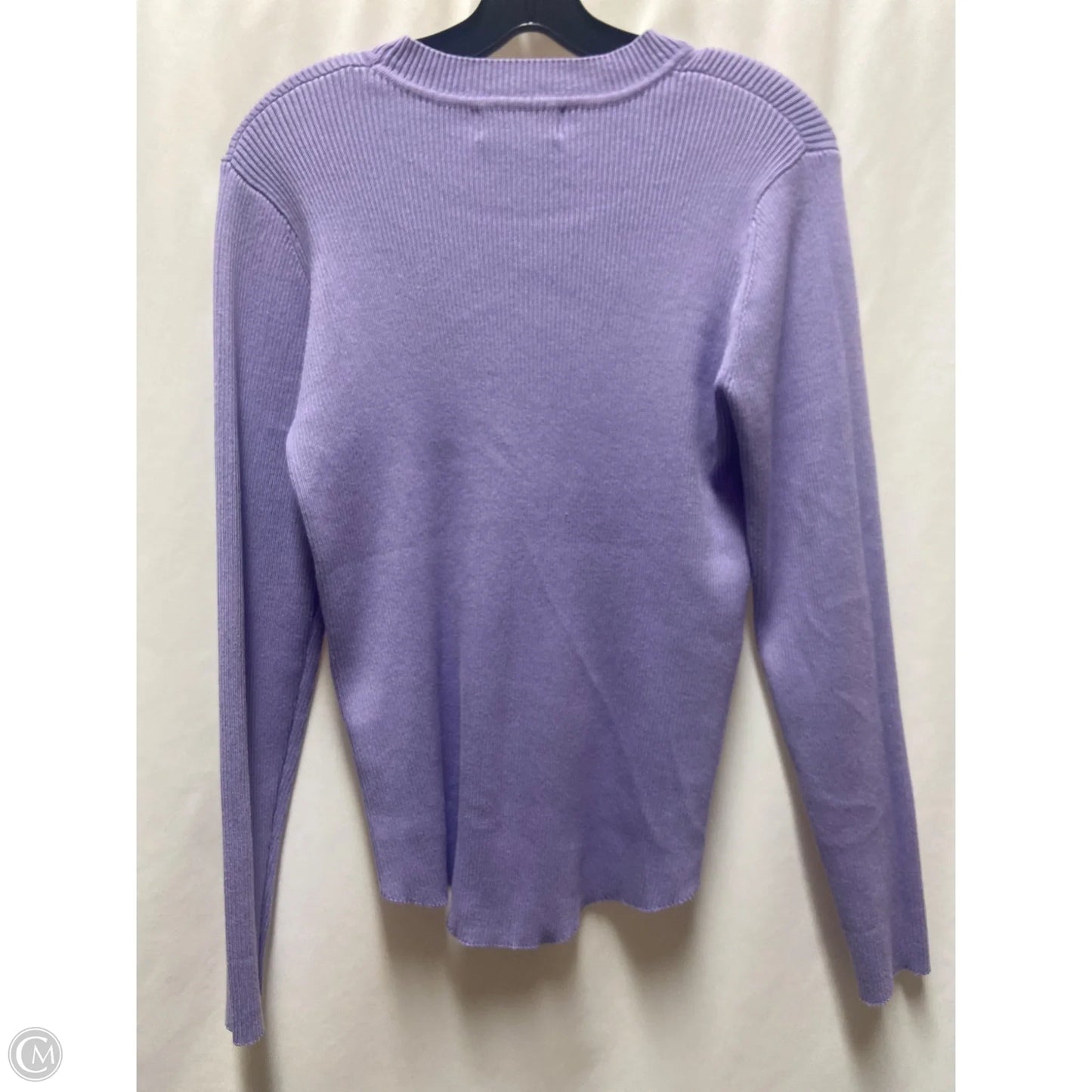 Top Long Sleeve By Karen Kane In Purple, Size: Xl