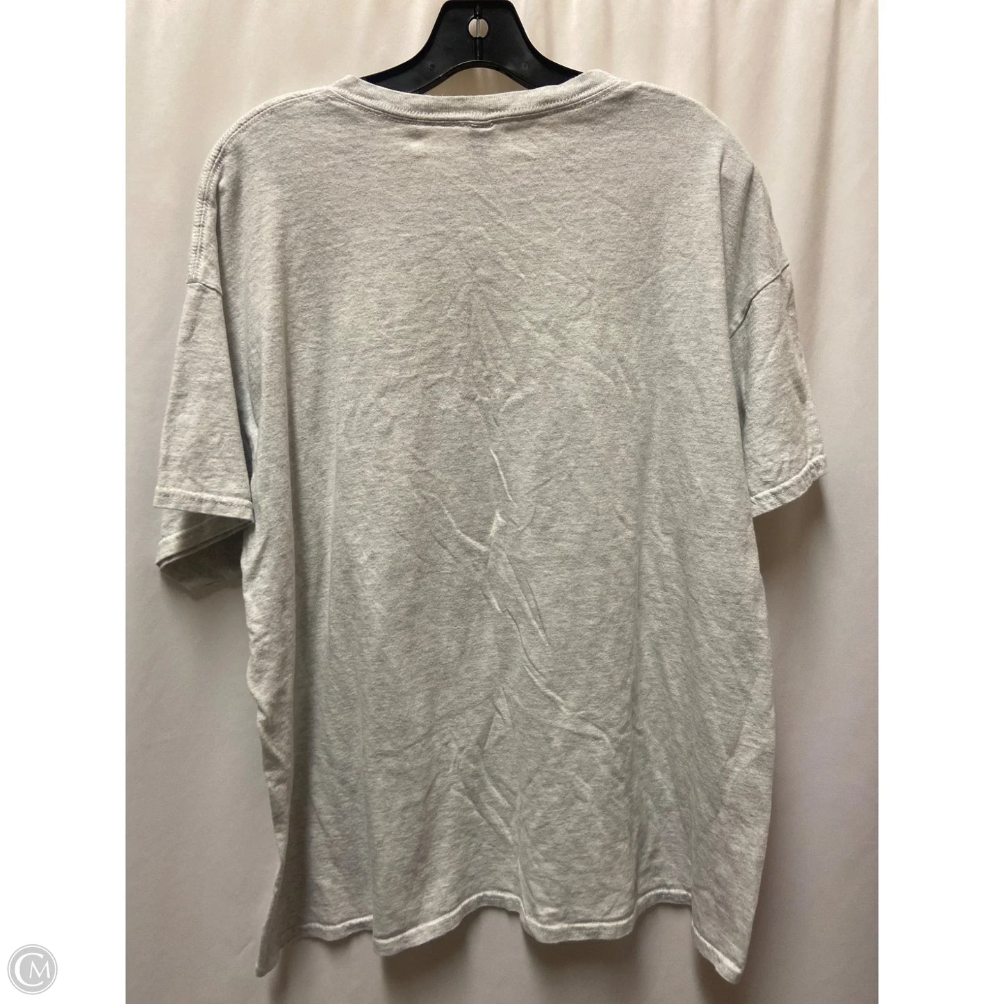 Top Short Sleeve By Gildan In Grey, Size: Xl