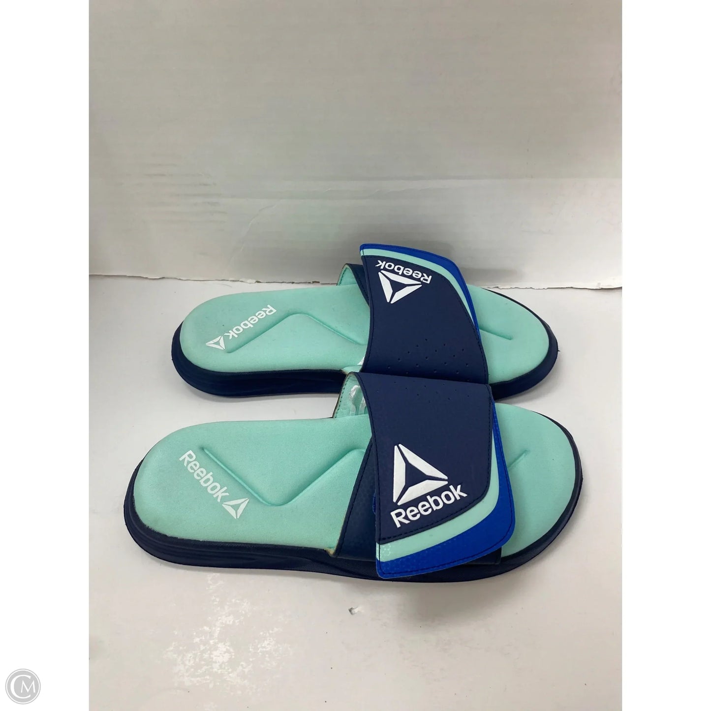 Sandals Flats By Reebok In Teal, Size: 10
