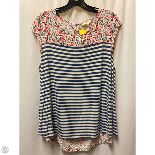 Top Sleeveless By Matilda Jane In White, Size: Xxl