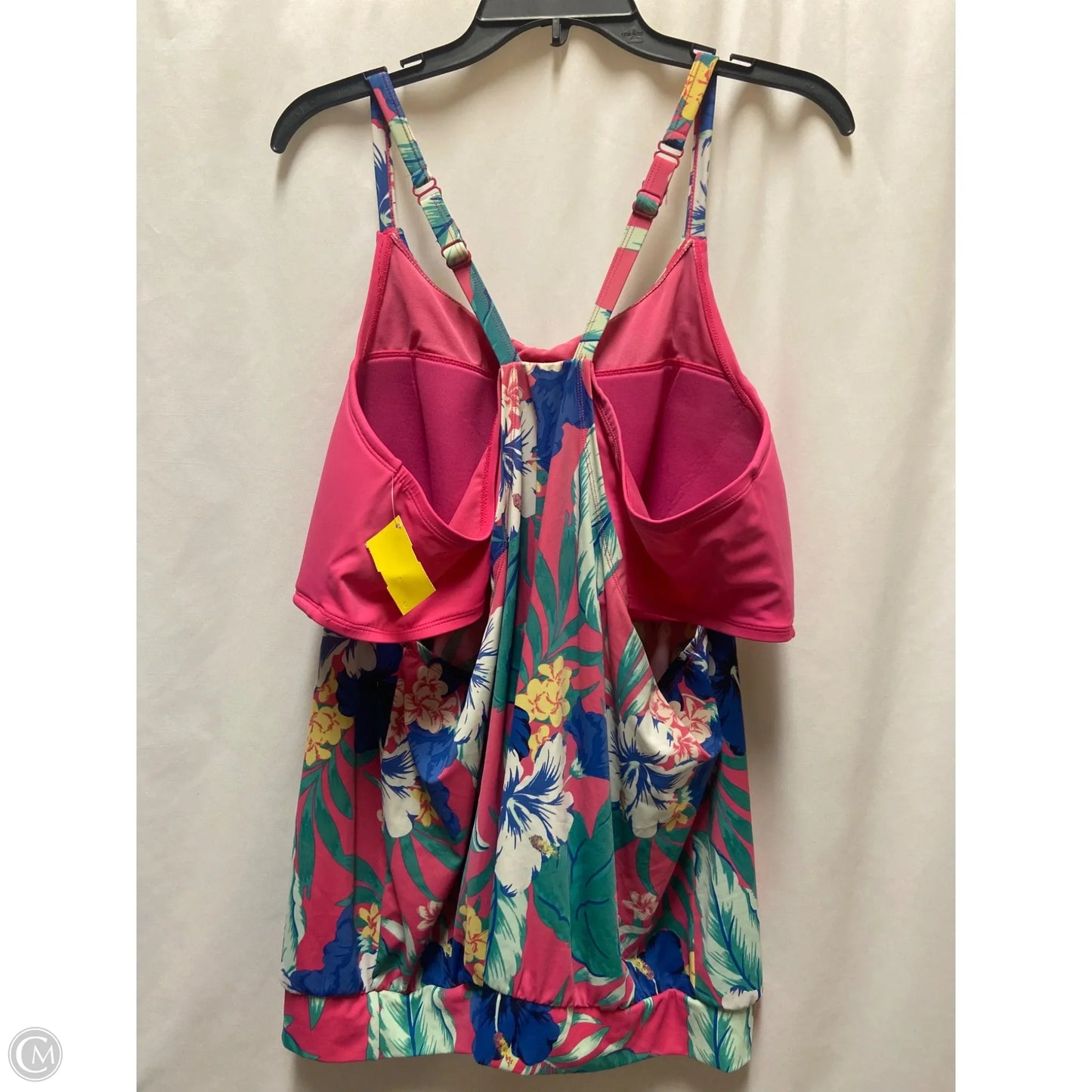 Swimsuit 2pc By Cacique In Blue & Pink, Size: 20