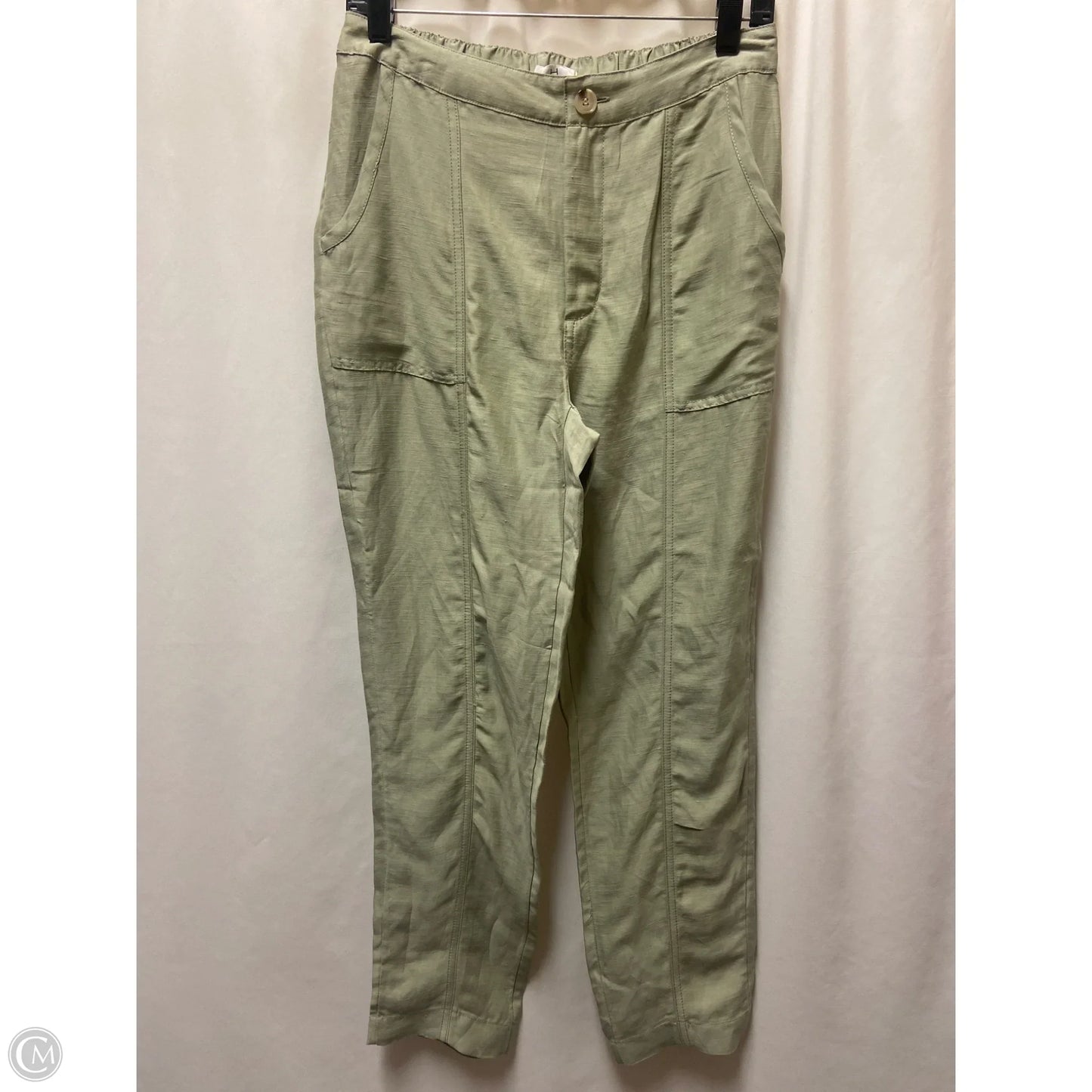 Pants Designer By Halston In Green, Size: S
