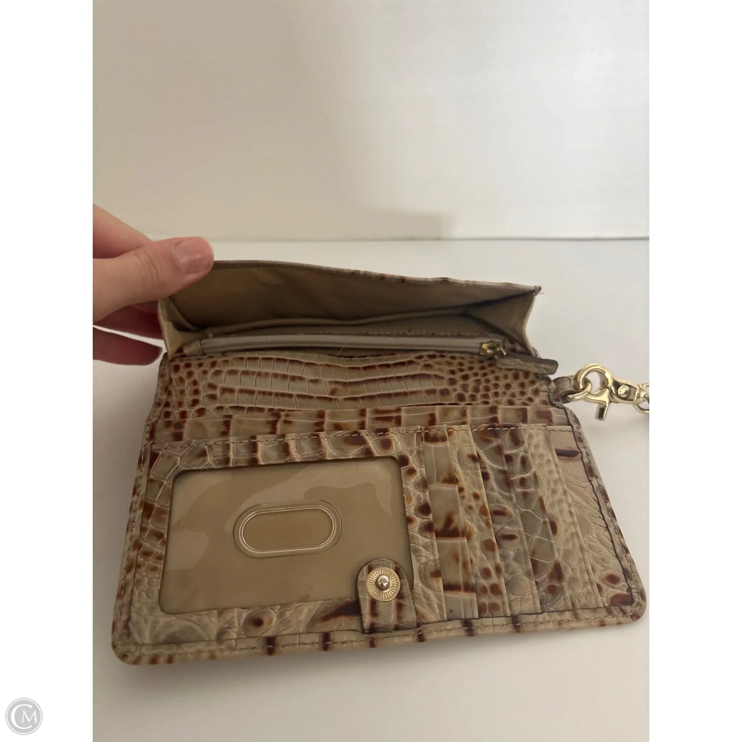 Wristlet Designer By Brahmin, Size: Medium