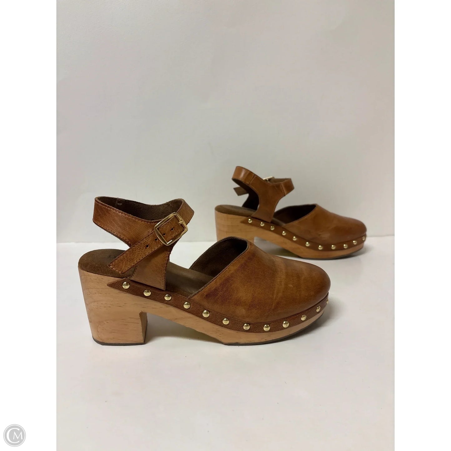 Shoes Heels Block By Diba In Brown, Size: 9.5