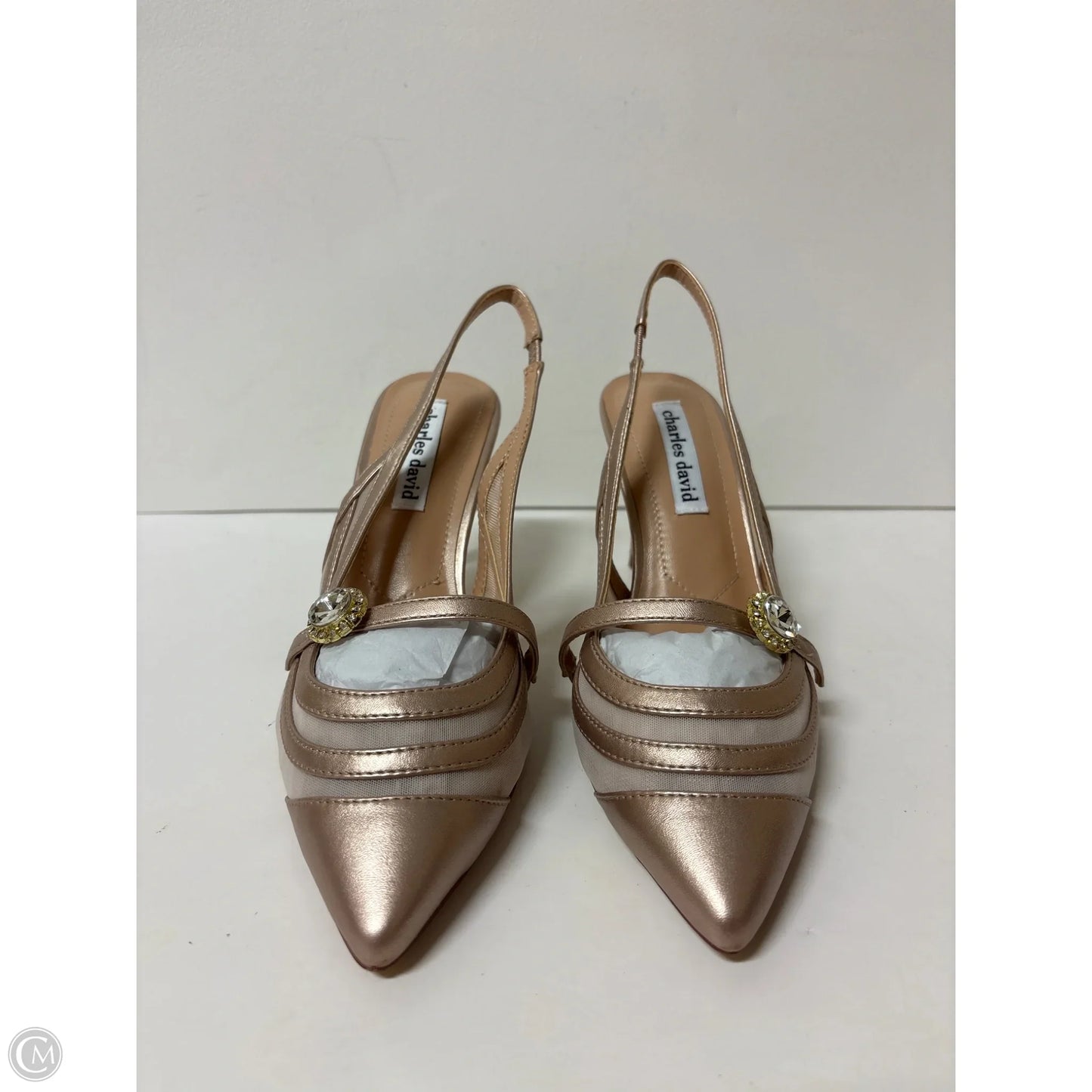 Shoes Heels Stiletto By Charles David In Pink, Size: 8