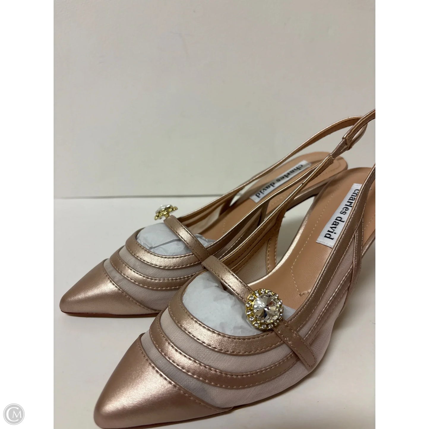 Shoes Heels Stiletto By Charles David In Pink, Size: 8