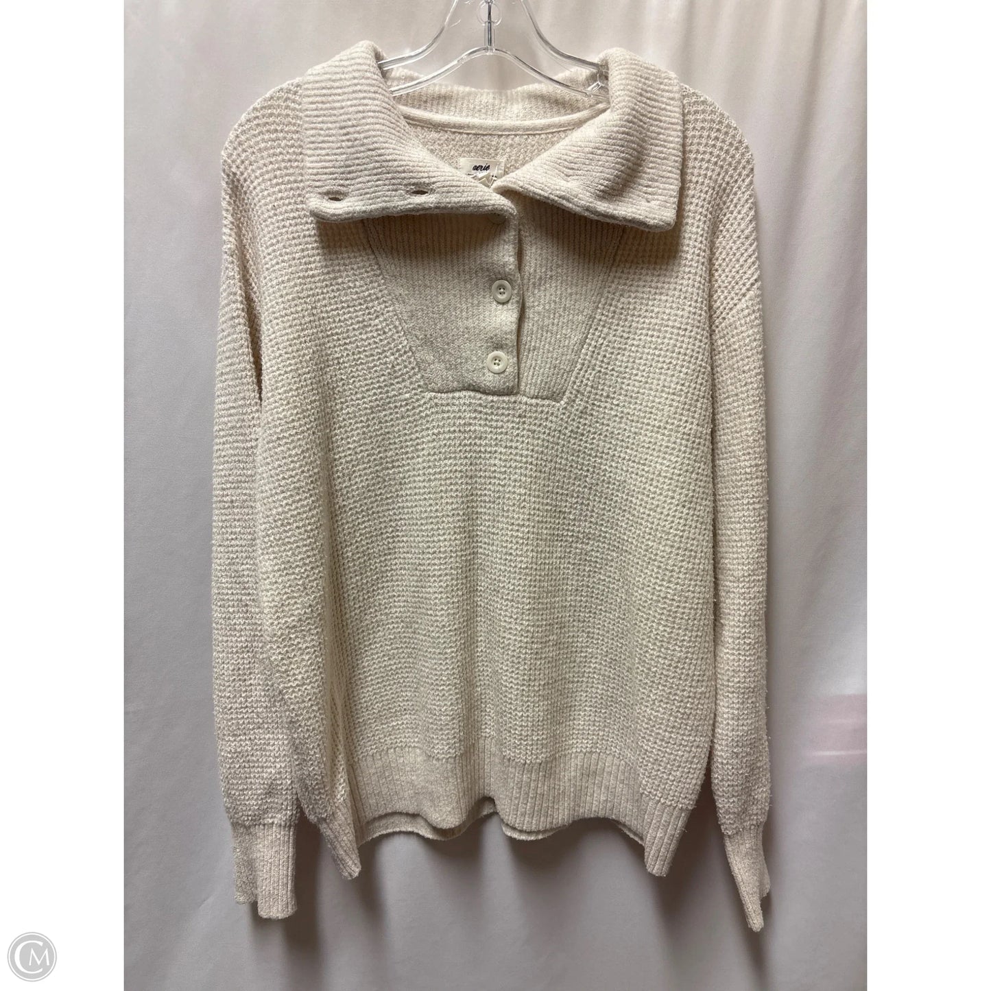 Sweater By Aerie In Cream, Size: Xs