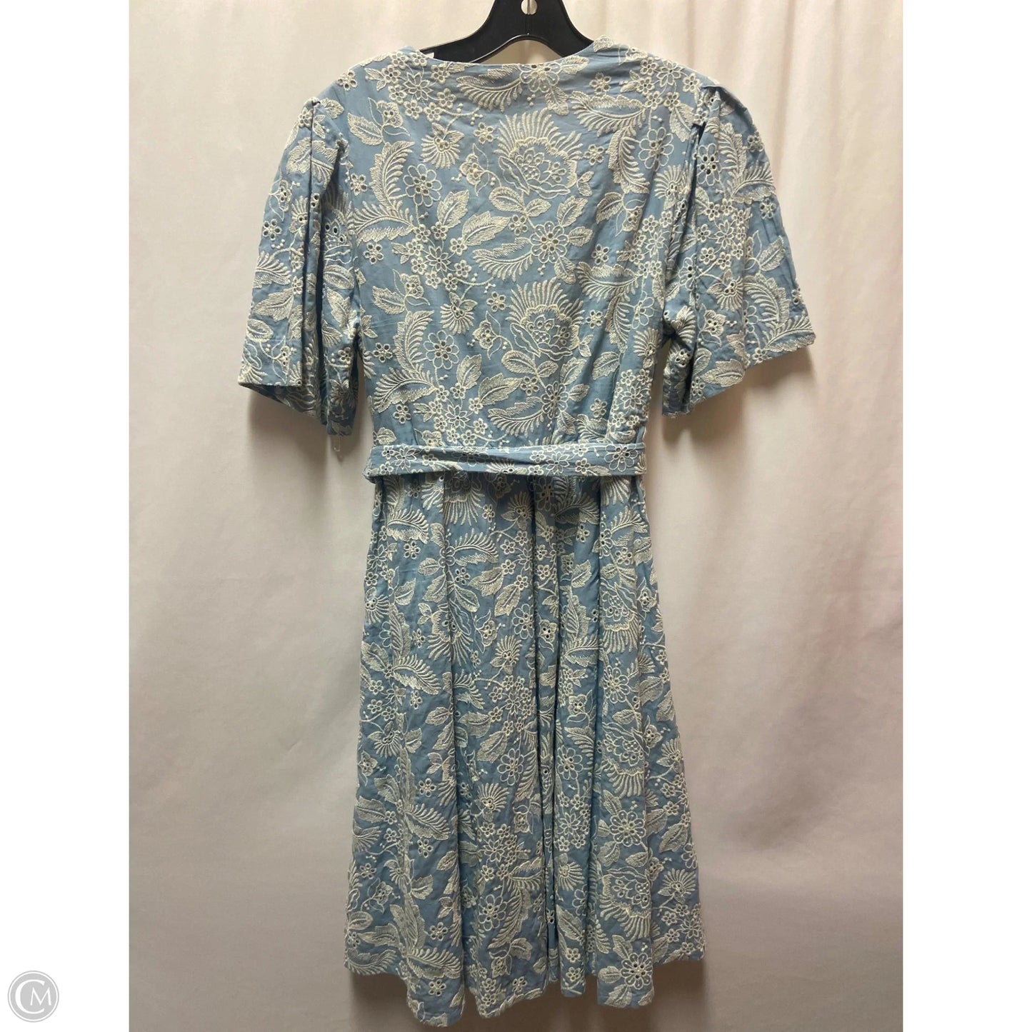 Dress Casual Midi By Tahari In Blue, Size: Lp