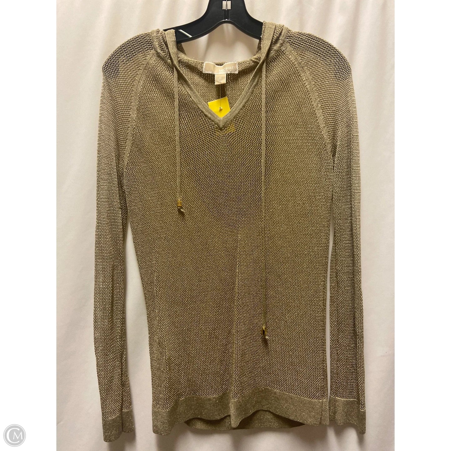 Top Long Sleeve By Michael By Michael Kors In Gold, Size: M
