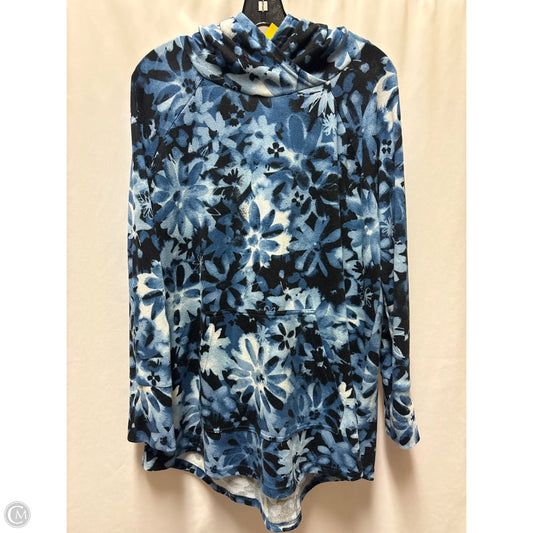Top Long Sleeve By Lularoe In Blue, Size: Xl
