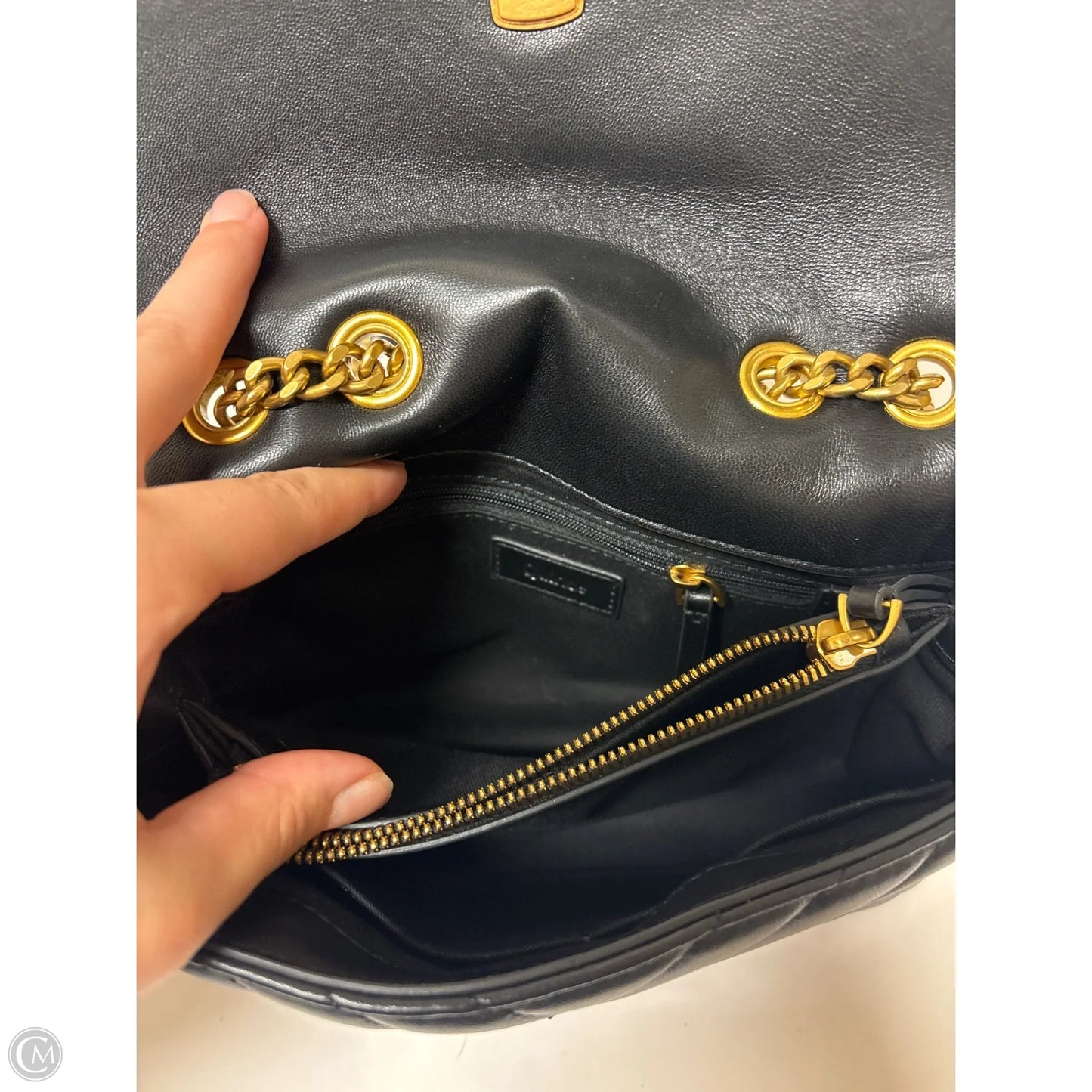 Crossbody Leather By Quince, Size: Medium