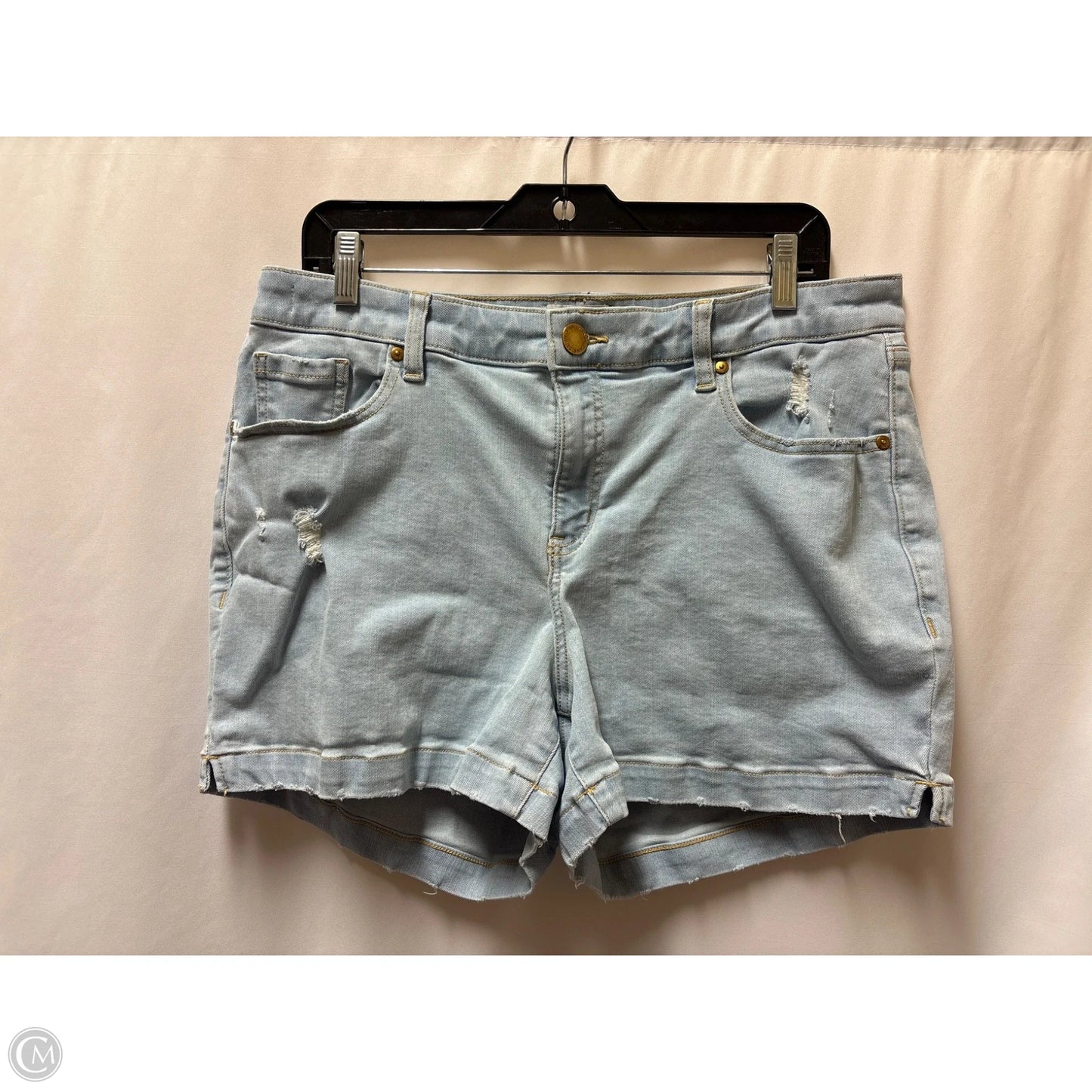 Shorts By Lane Bryant In Blue Denim, Size: 16
