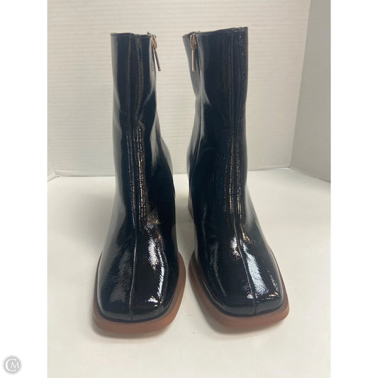 Boots Mid-calf Heels By Asos In Black, Size: 7